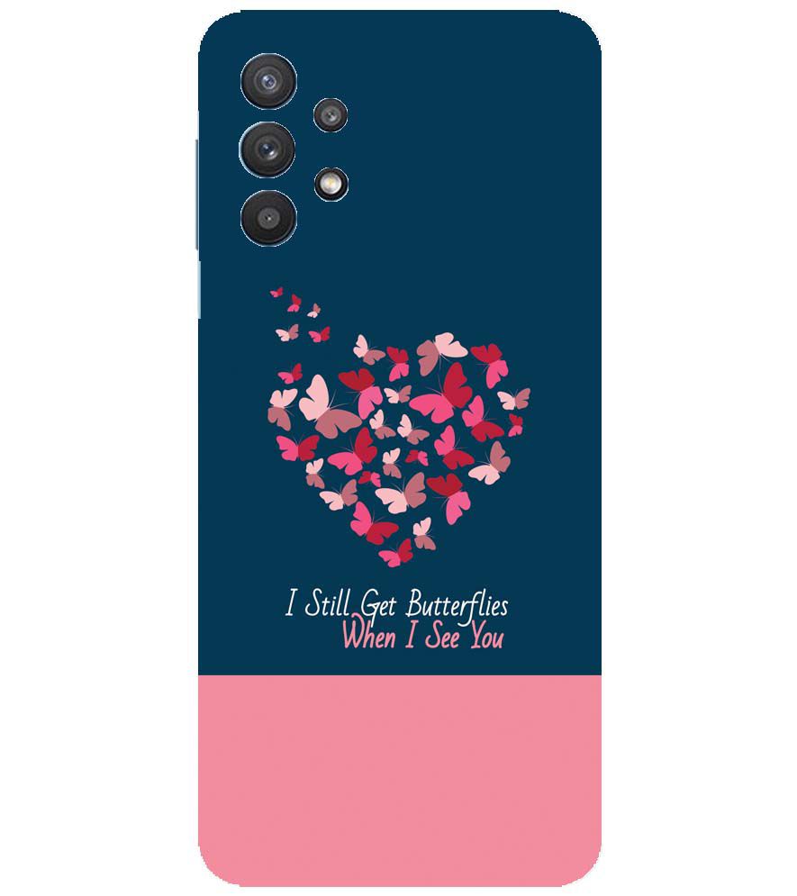 U0317-Butterflies on Seeing You Back Cover for Samsung Galaxy M32 5G
