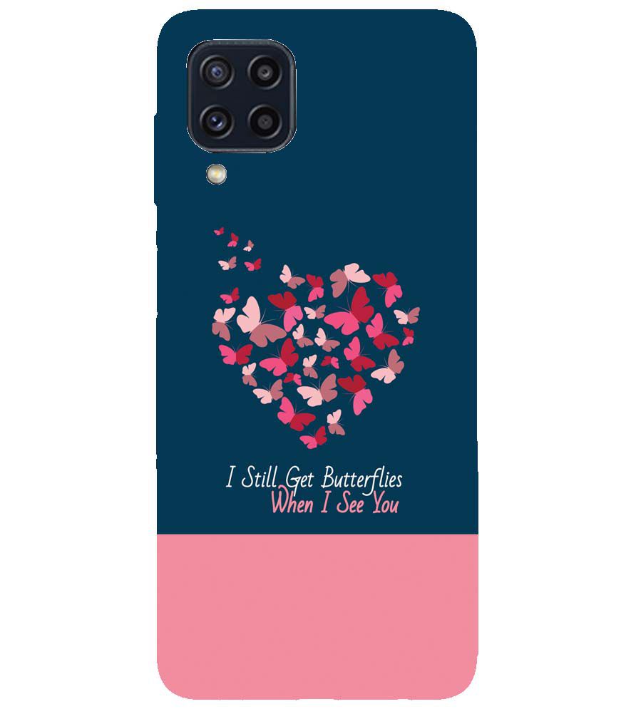 U0317-Butterflies on Seeing You Back Cover for Samsung Galaxy M32 Prime