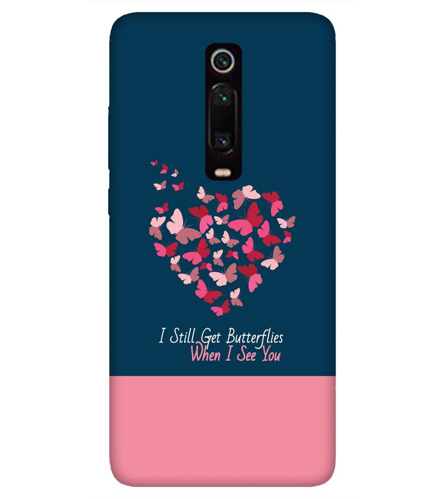U0317-Butterflies on Seeing You Back Cover for Xiaomi Redmi K20 Pro