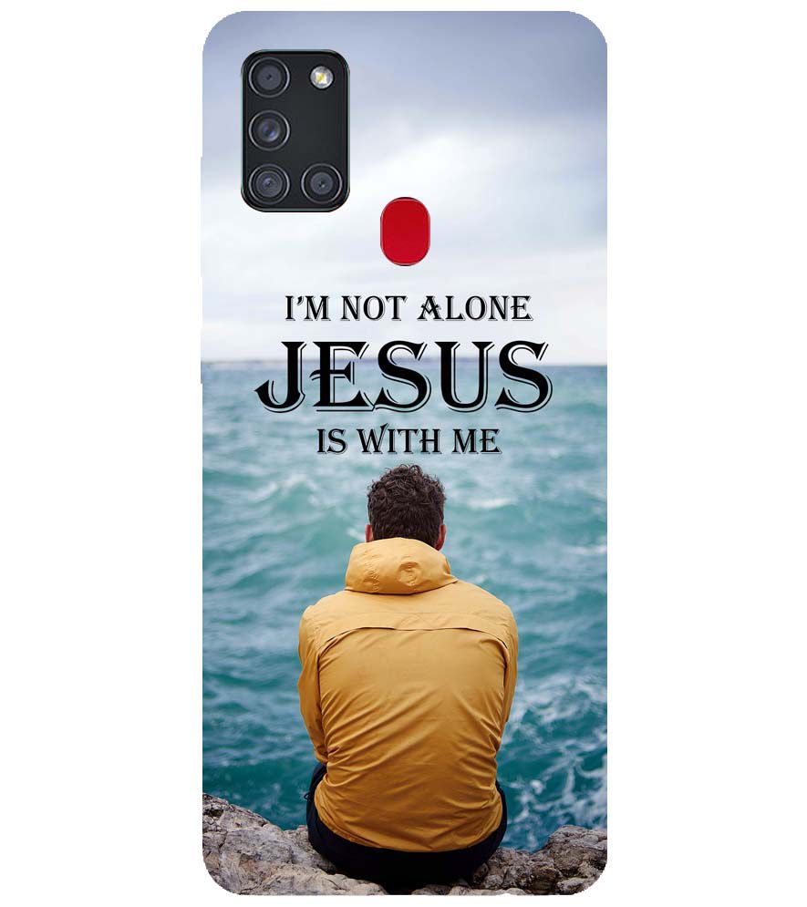 W0007-Jesus is with Me Back Cover for Samsung Galaxy A21s