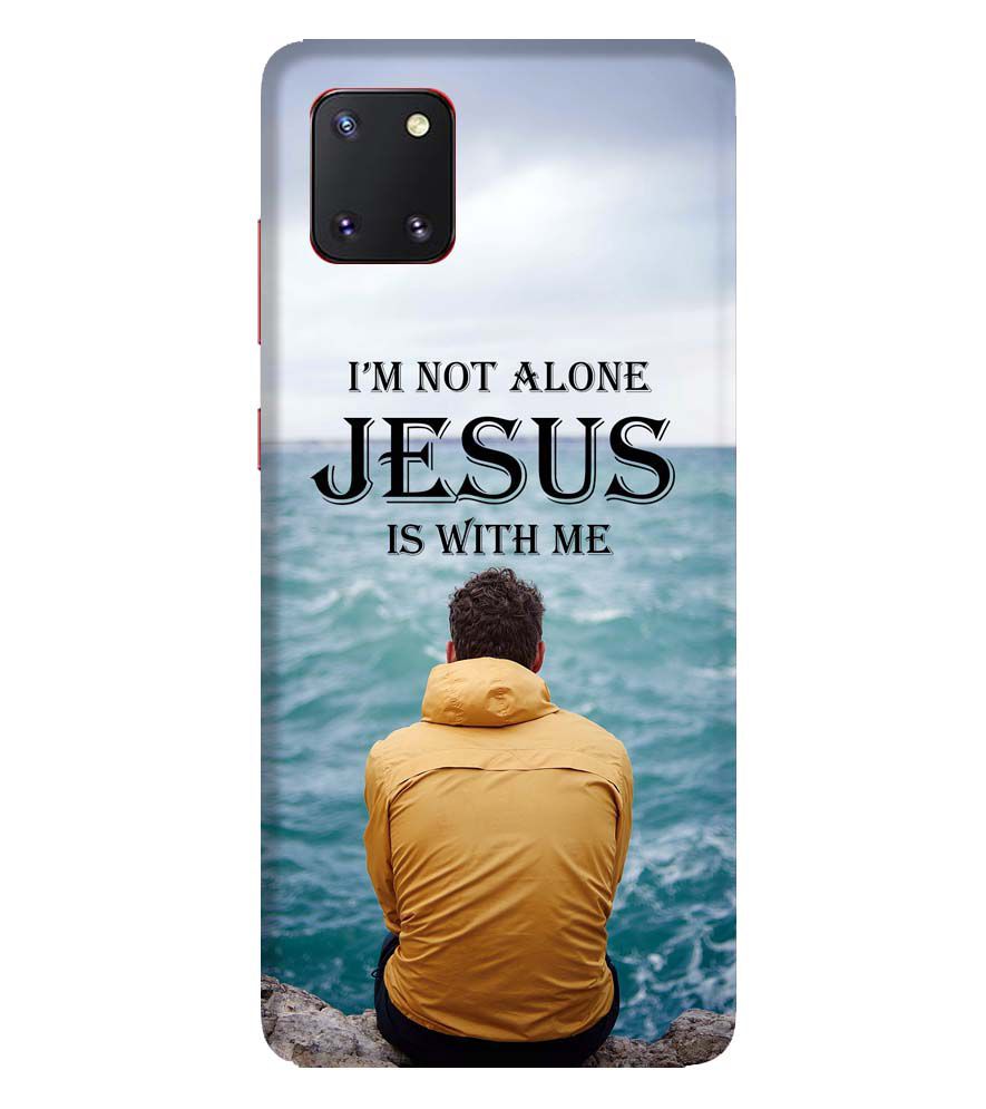 W0007-Jesus is with Me Back Cover for Samsung Galaxy Note10 Lite