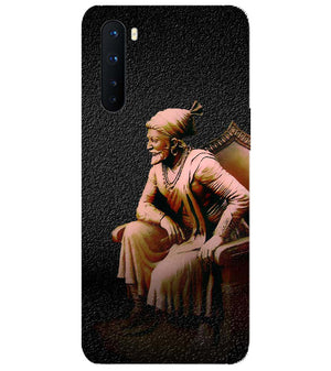 W0043-Shivaji Photo Back Cover for OnePlus Nord