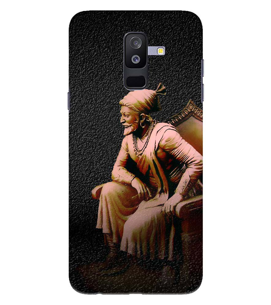 W0043-Shivaji Photo Back Cover for Samsung Galaxy A6 Plus