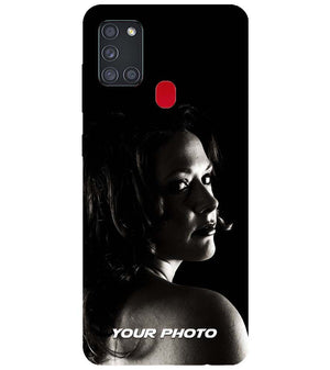 W0448-Your Photo Back Cover for Samsung Galaxy A21s