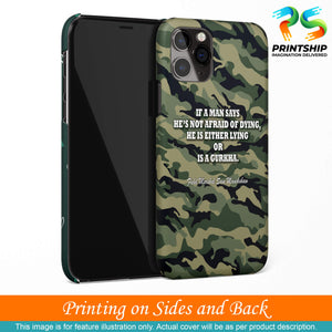W0450-Indian Army Quote Back Cover for Apple iPhone 13-Image3