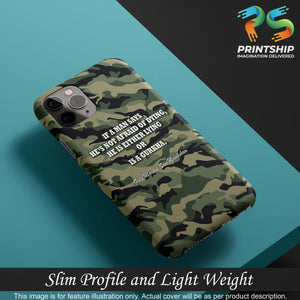 W0450-Indian Army Quote Back Cover for Samsung Galaxy A20s-Image4
