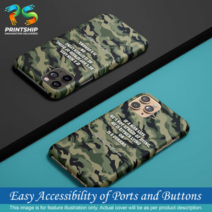W0450-Indian Army Quote Back Cover for Oppo A91-Image5
