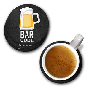 Bar Code Coasters
