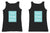 Black Customised Tank Top - Front and Back Print