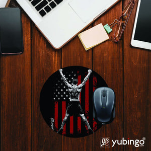 American Honour Mouse Pad (Round)-Image2