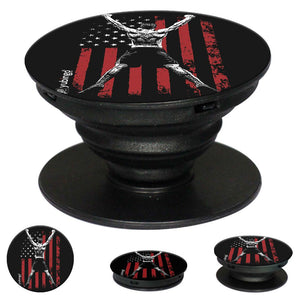 American Honour Mobile Grip Stand (Black)-Image2