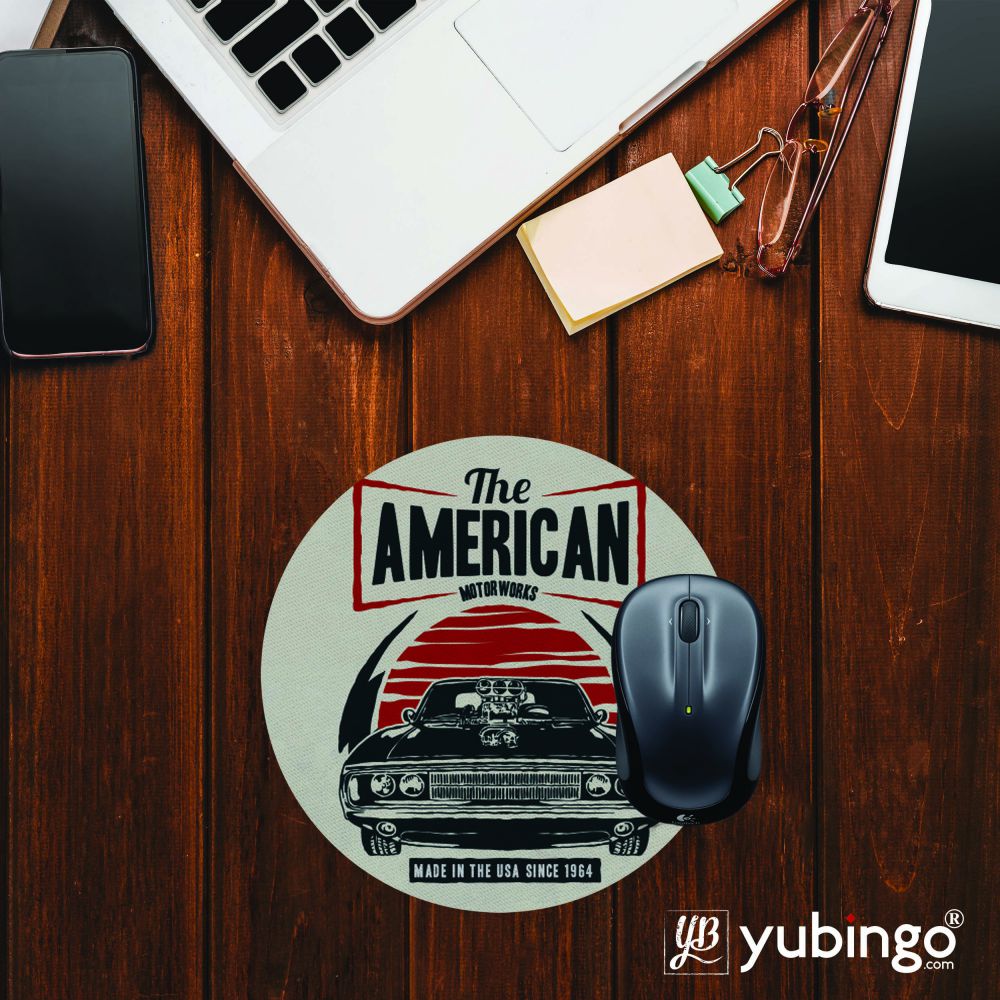 American Motorworks Mouse Pad (Round)