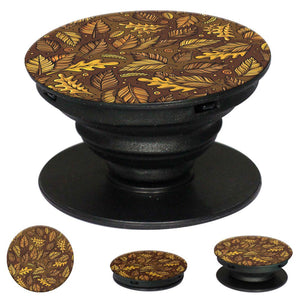 Autumn Leaves Mobile Grip Stand (Black)-Image2