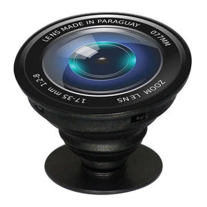 Camera Lens Mobile Grip Stand (Black)