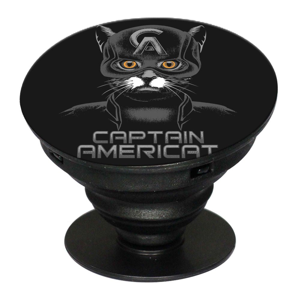 Captain Americat Mobile Grip Stand (Black)