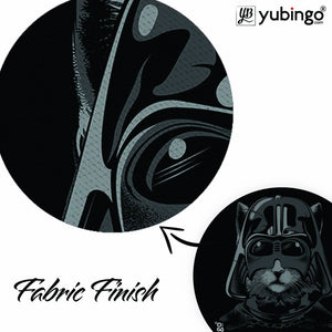 Cat Vader Mouse Pad (Round)-Image3
