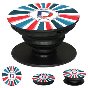 Colourful Customised Alphabet Mobile Grip Stand (Black)-Image2