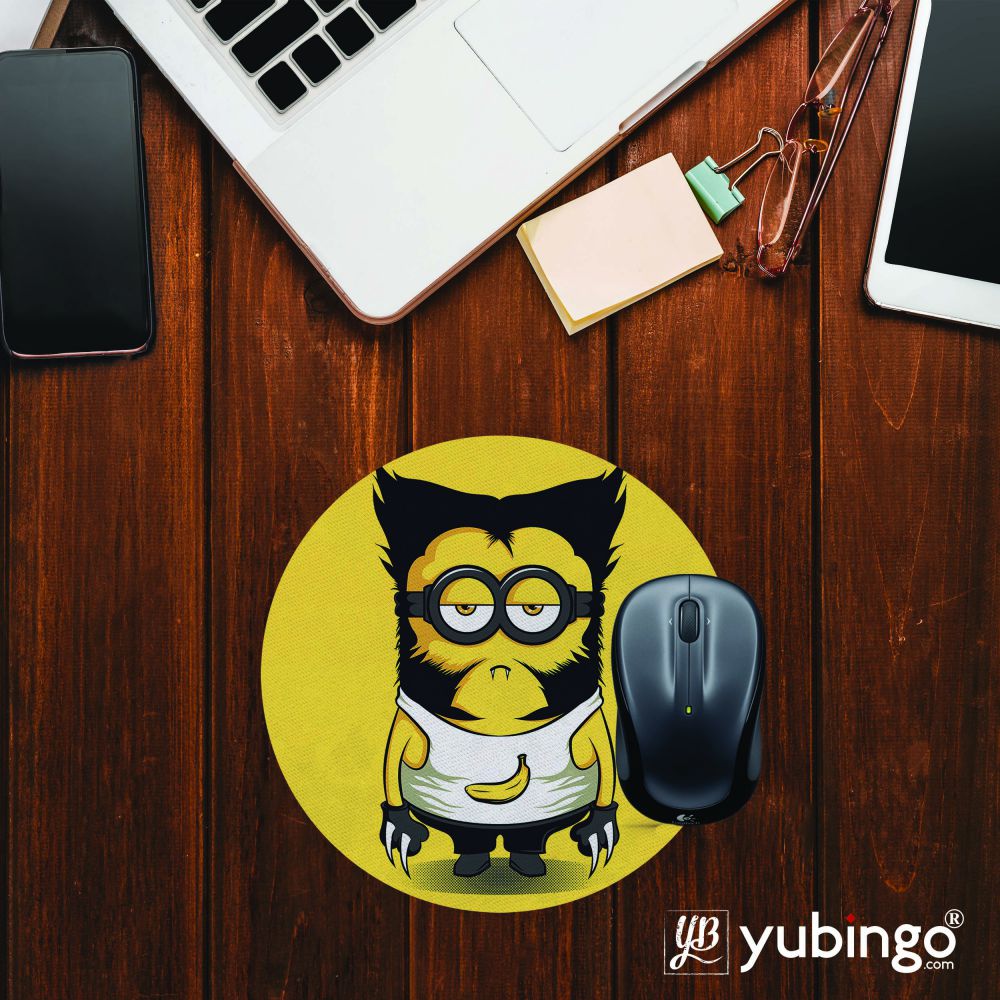 Cool Cartoon Mouse Pad (Round)