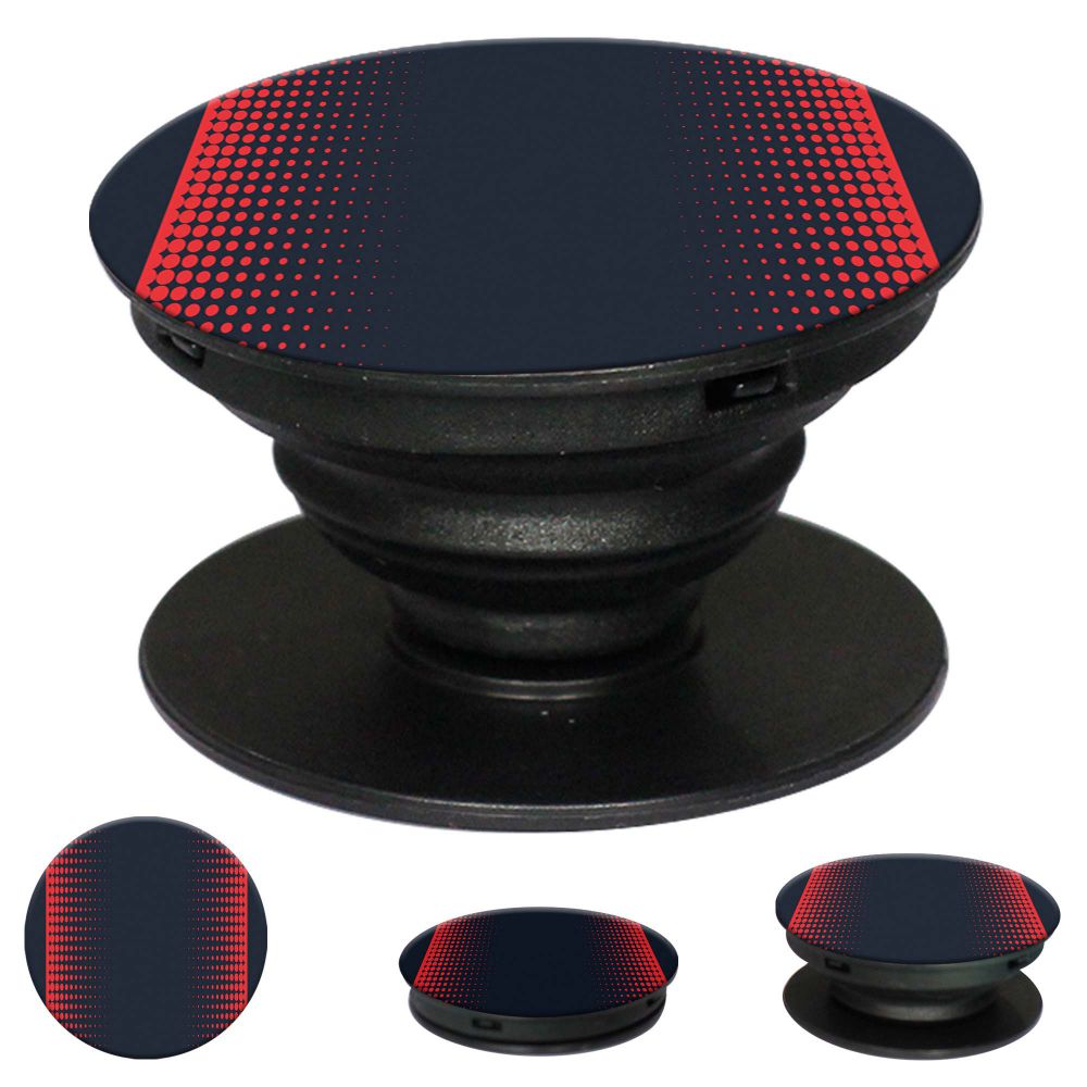 Cool Pattern Mobile Grip Stand (Black)