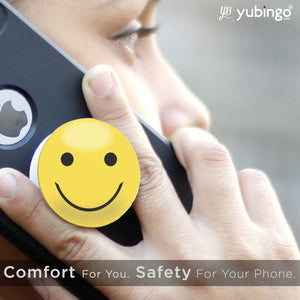Cool Smiley Mobile Grip Stand (Black)-Image6