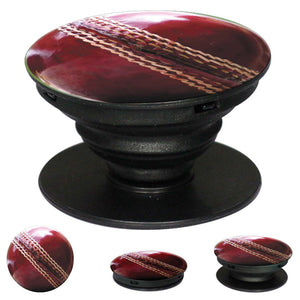 Cricket Ball Mobile Grip Stand (Black)-Image2