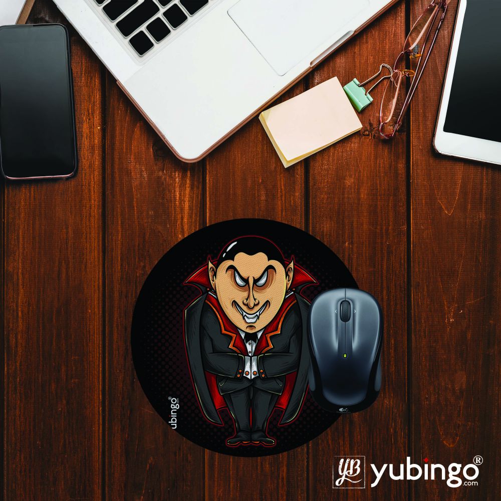 Funny Vampire Mouse Pad (Round)