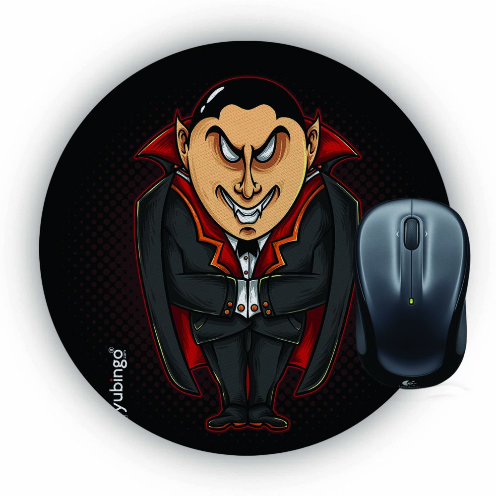 Funny Vampire Mouse Pad (Round)