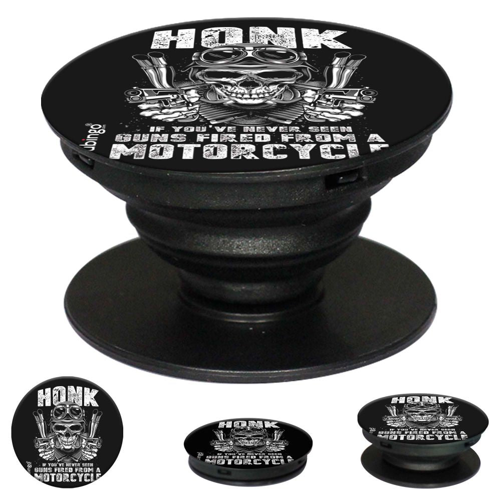 Honk At Own Risk Mobile Grip Stand (Black)