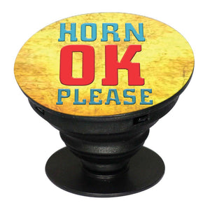 Horn OK please Mobile Grip Stand (Black)