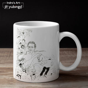 Indro's Art Satyajit Ray Coffee Mug-Image3