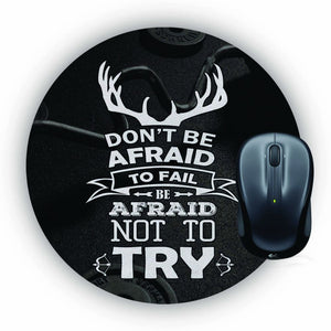 Keep Trying Mouse Pad (Round)