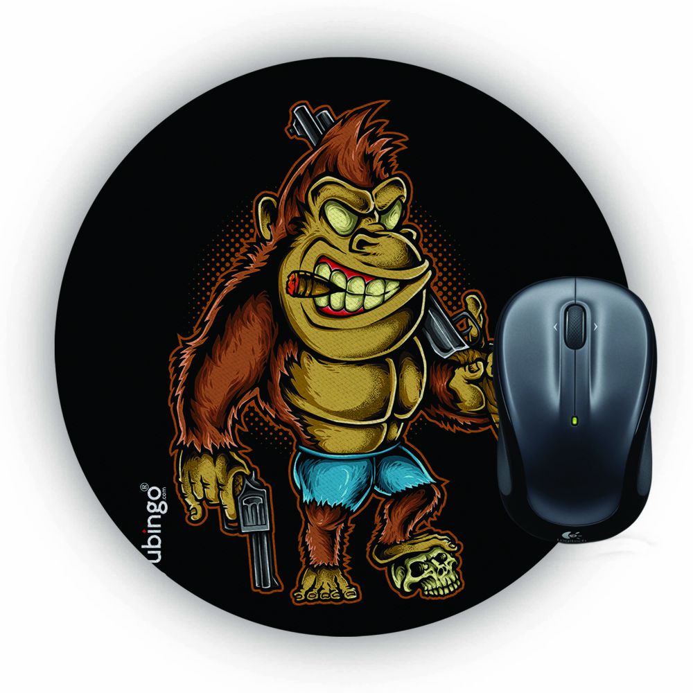 King Kong Mouse Pad (Round)