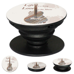 Life is a Song Mobile Grip Stand (Black)-Image2