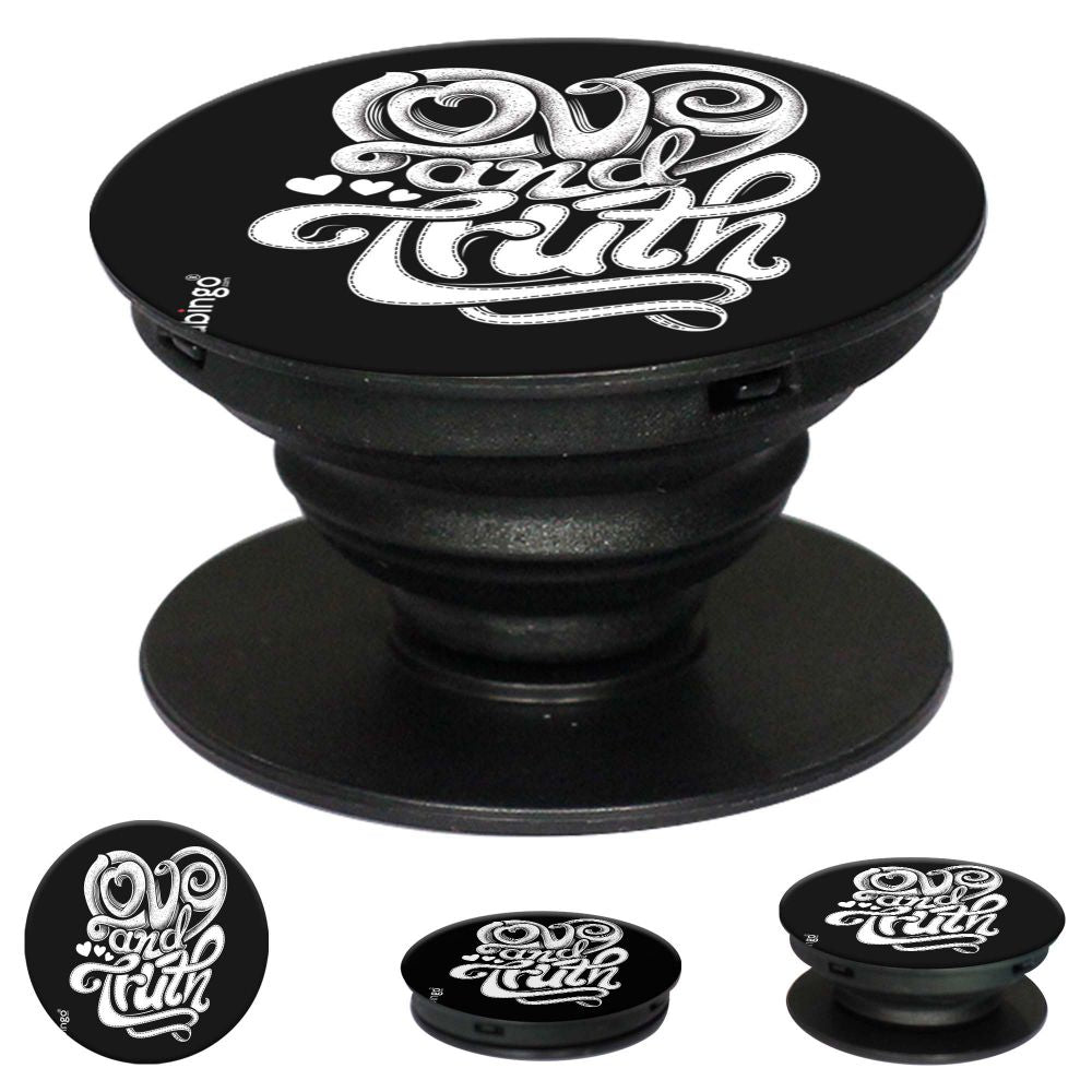 Love and Truth Mobile Grip Stand (Black)