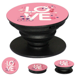 Love For Your Valentine Mobile Grip Stand (Black)-Image2
