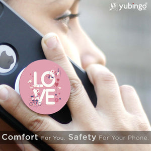 Love For Your Valentine Mobile Grip Stand (Black)-Image6