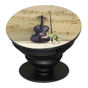 Musical Tone Mobile Grip Stand (Black)