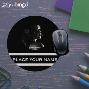 Name with Photo Mouse Pad (Round)-Image5