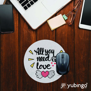 Need Love Mouse Pad (Round)-Image2