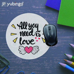 Need Love Mouse Pad (Round)-Image5