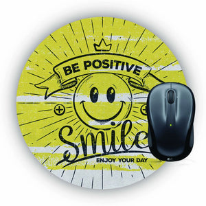 Positive Smile Mouse Pad (Round)