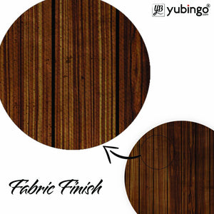 Printed Wooden Pattern Mouse Pad (Round)-Image3