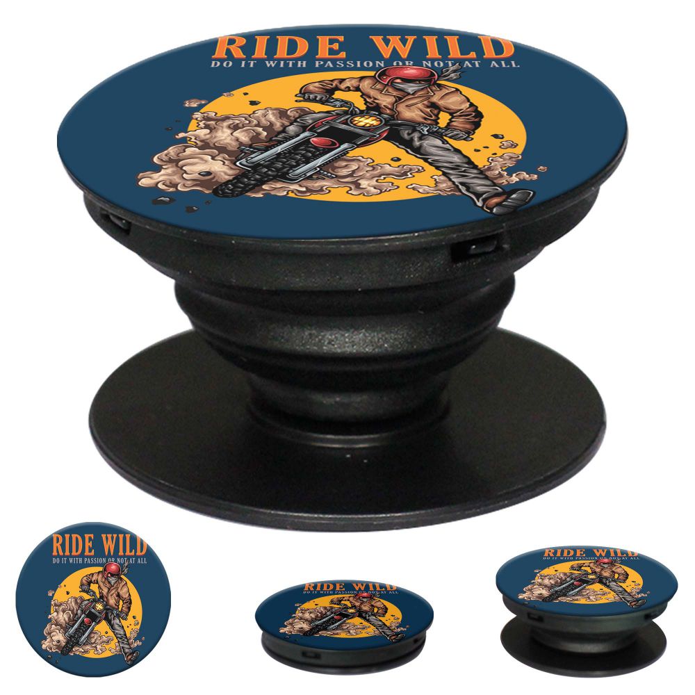 Ride Wild Mobile Grip Stand (Black)