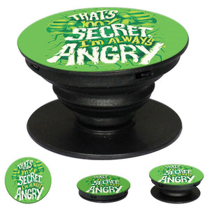 Secret I Am Always Angry Mobile Grip Stand (Black)-Image2