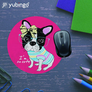 So Cute Mouse Pad (Round)-Image5