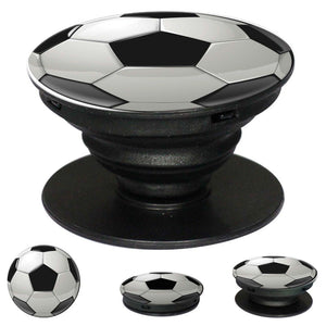 Soccer Football Mobile Grip Stand (Black)-Image2
