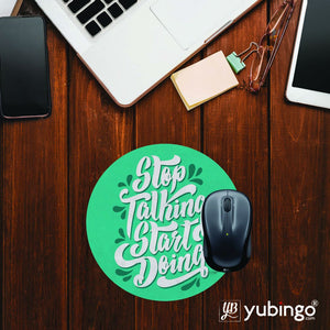 Stop Talking Mouse Pad (Round)-Image2