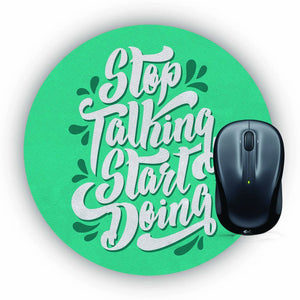 Stop Talking Mouse Pad (Round)