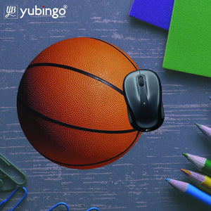The Basketball Mouse Pad (Round)-Image5