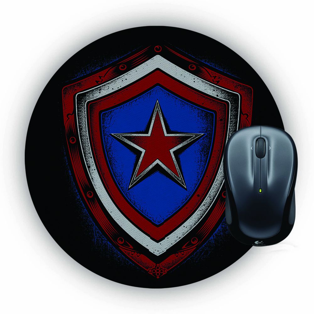 The Shield Mouse Pad (Round)